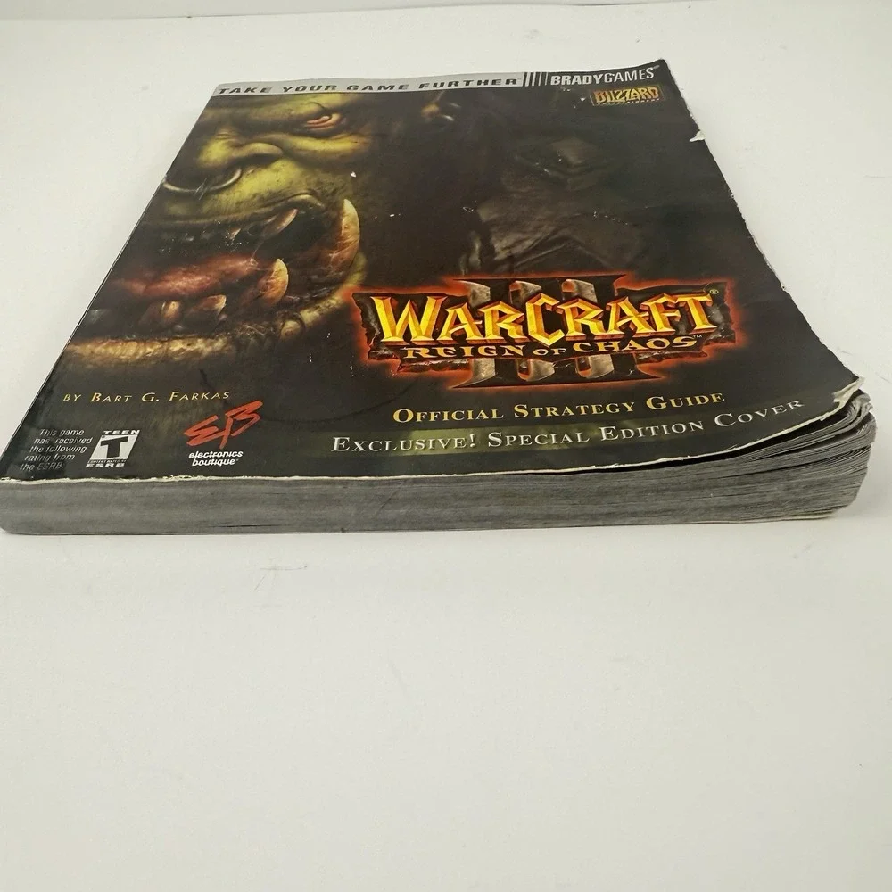 World of Warcraft III Reign of Chaos Brady Games Official Strategy Guide Book